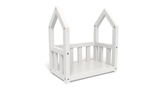 Puppenbett Lilly in Weiß