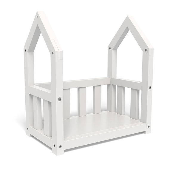 Puppenbett Lilly in Weiß