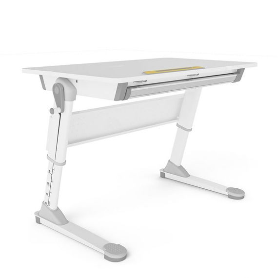 Schreibtischset: Luna mit Pluto, Weiß / Blau