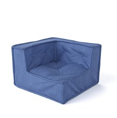 MyColorCube Kinder-Sofa Ecke blau