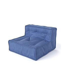 Sitzmodul Mitte in blau