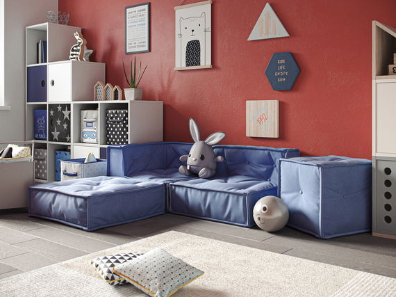 MyColorCube Kinder-Sofa Kissen rosa