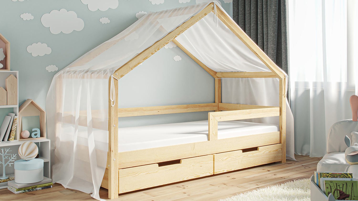 Betthimmel für Hausbett Lara