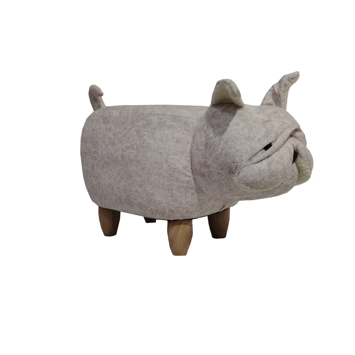 MyAnimalCube Sitzhocker Mops Molly grau