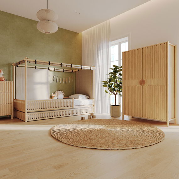 Ninja Bodenbett Dachgestell