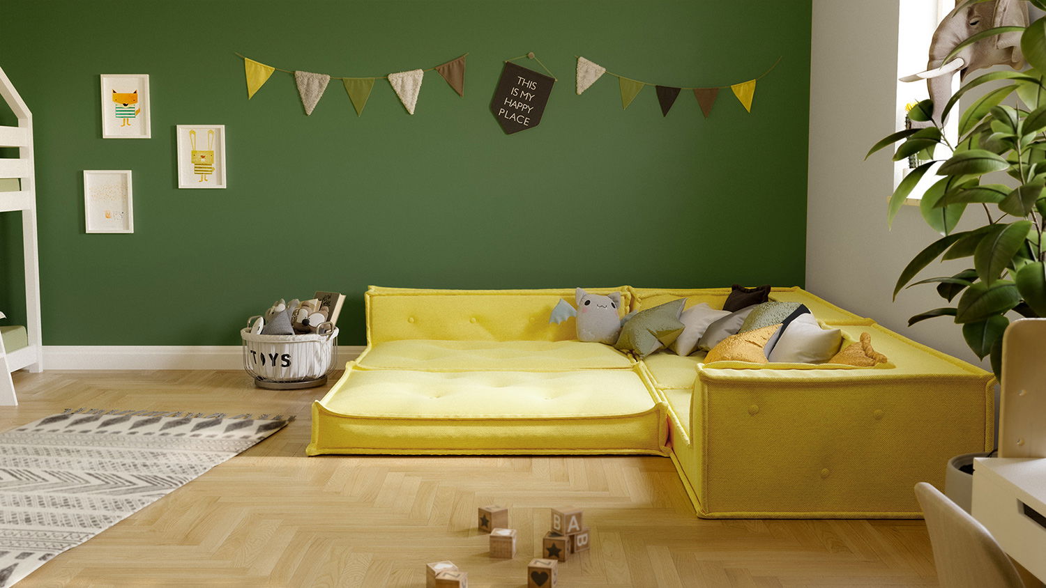 MyColor Jugendsofa Ecke Links (Sitzkissen)