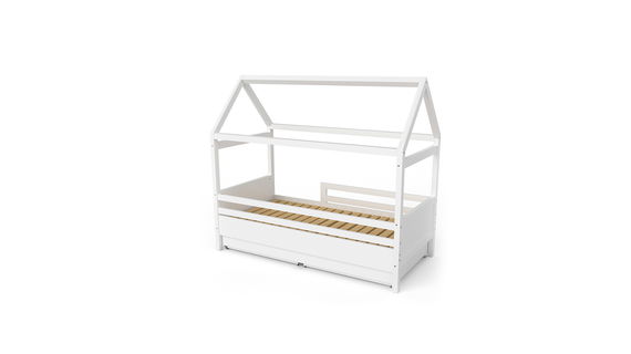 Hausbett Maya mit Gästebett und Bettkästen